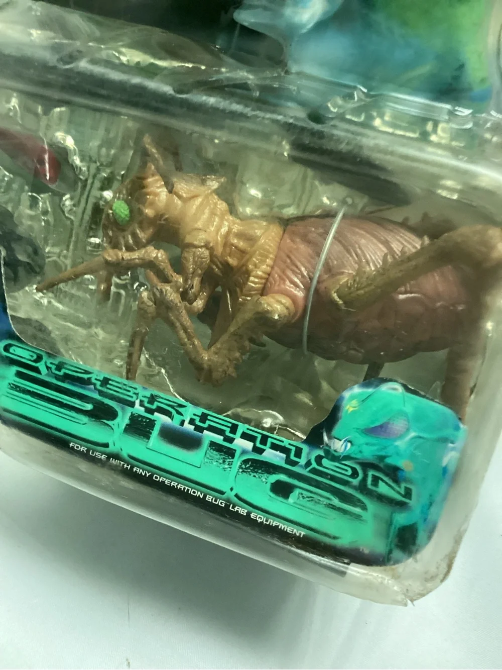 Vintage 1999 Trendmasters Operation Bug Larva Lab Figure New In Package